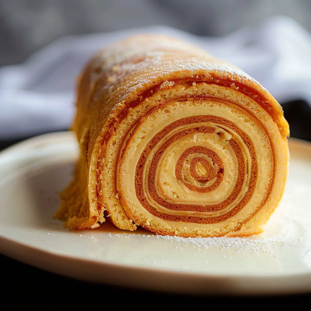 Traditional Brazilian Rolo Cake