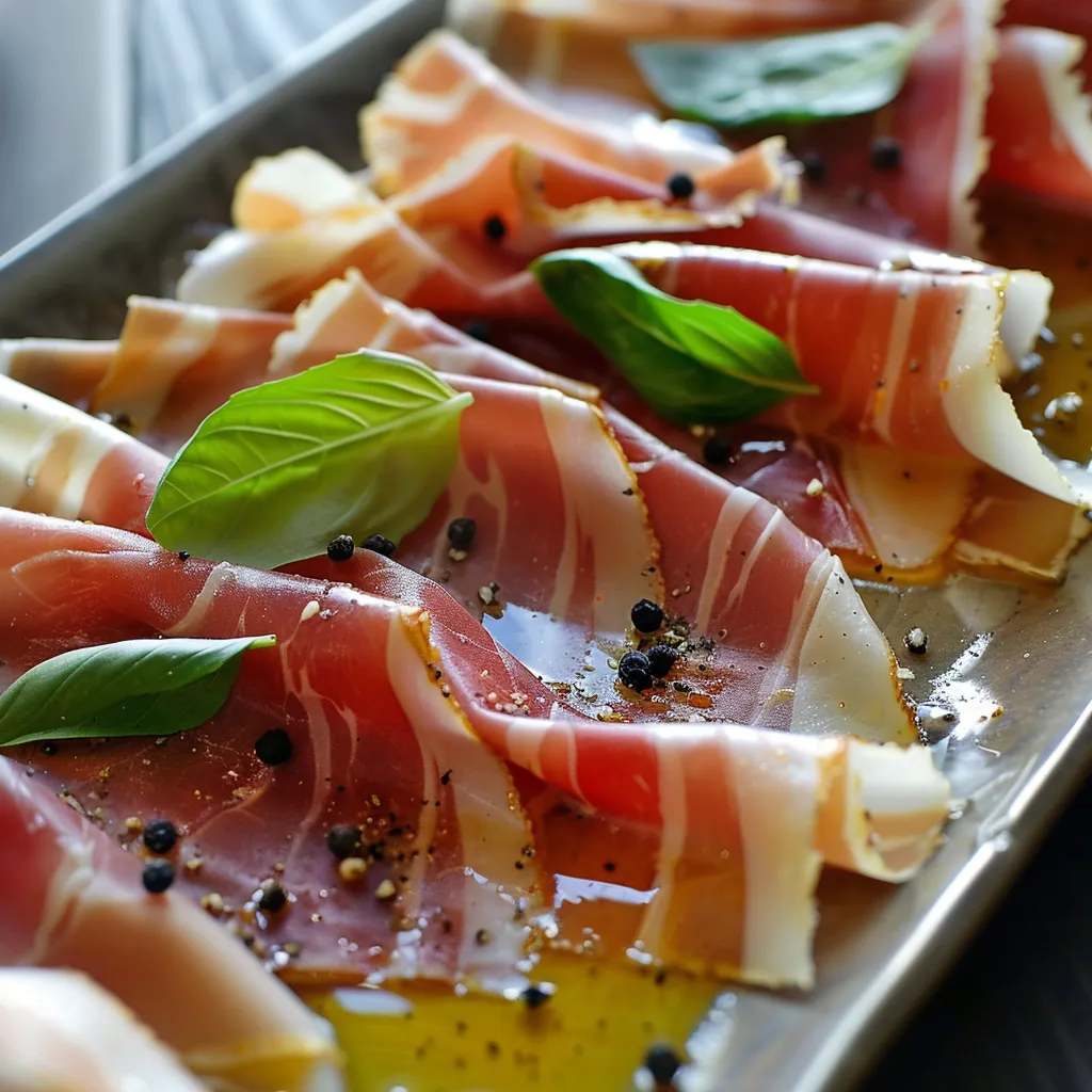 Enjoy fennel with Serrano ham and feta