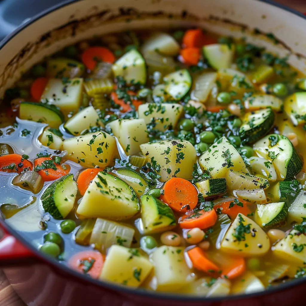 See this flavorful French pistou soup