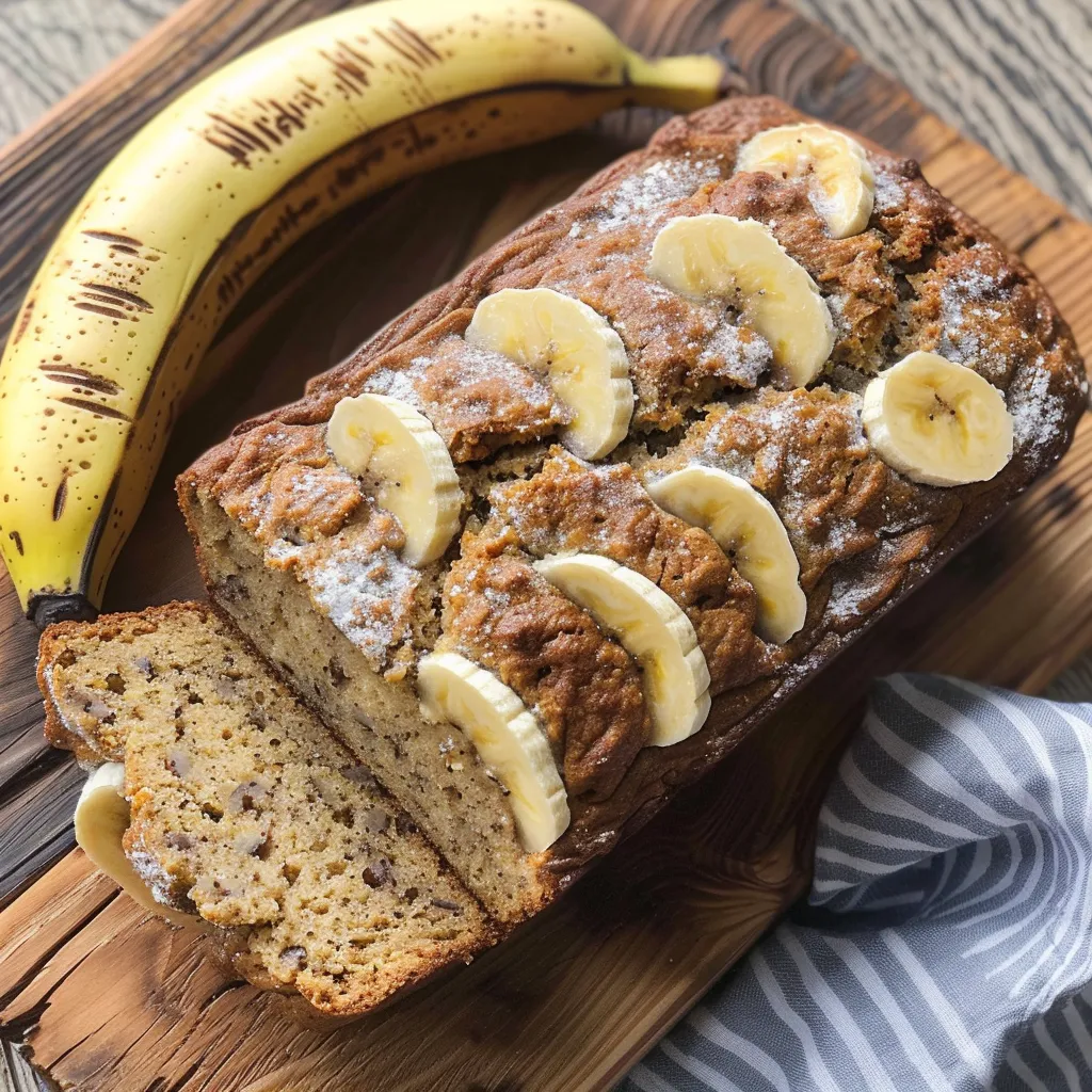 Soft, irresistible apple banana bread loaf