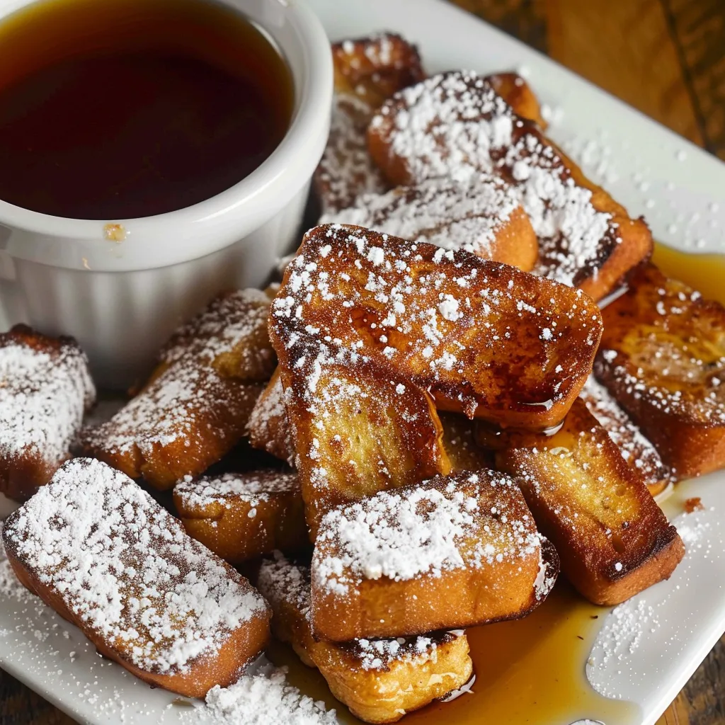 Golden vegan bread bites