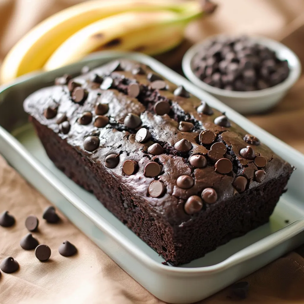Decadent chocolate zucchini loaf