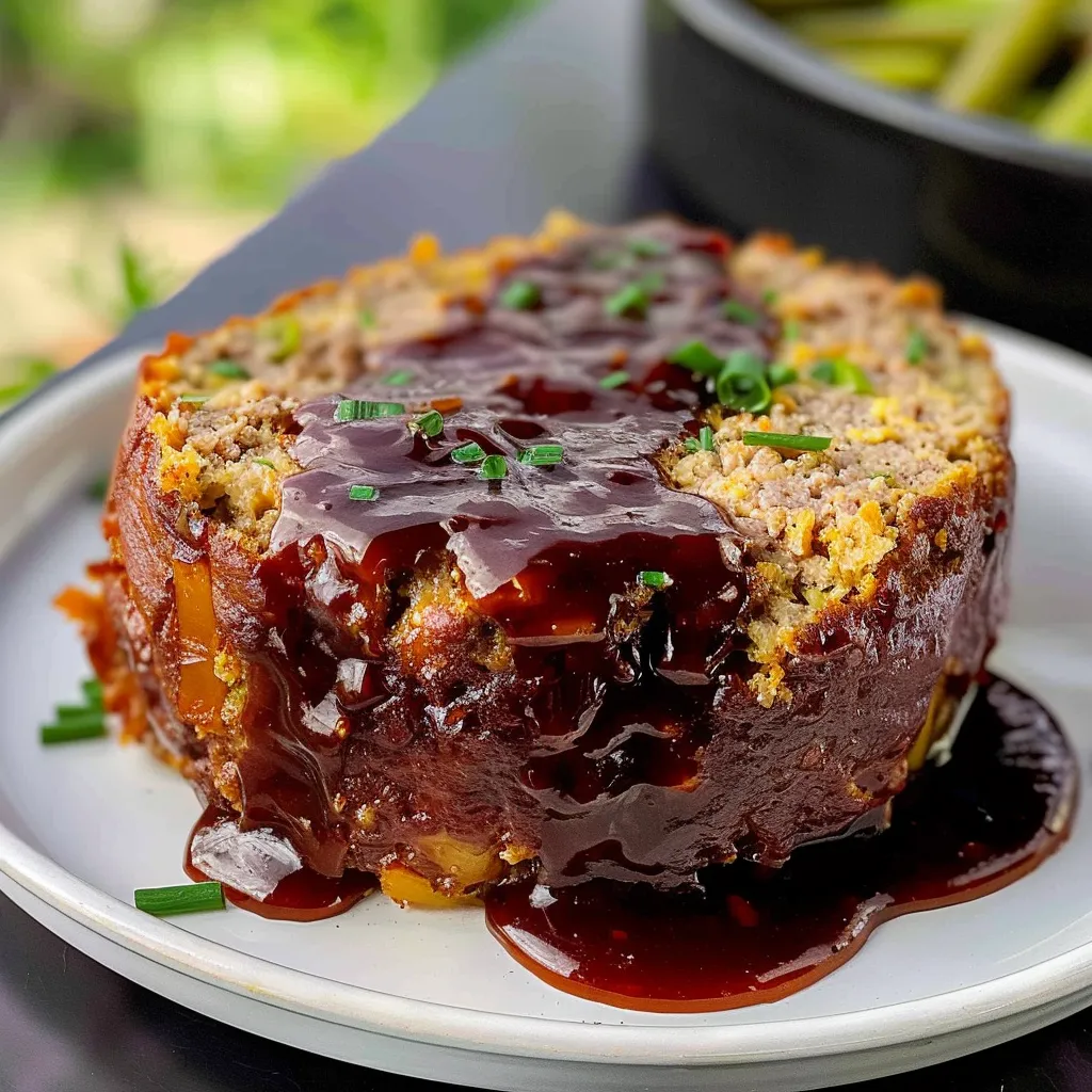 Tasty homemade meatloaf