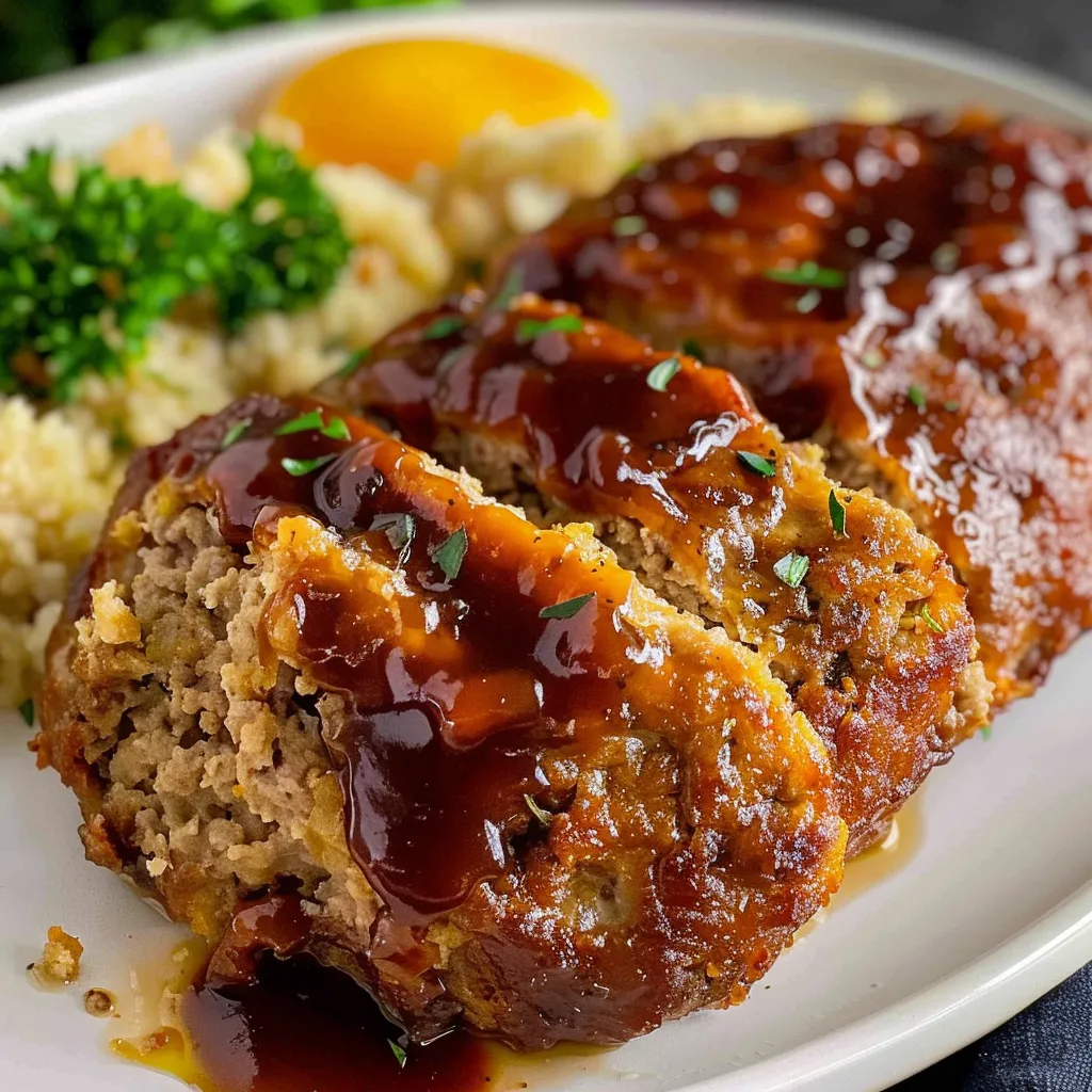 Homemade air fryer meatloaf