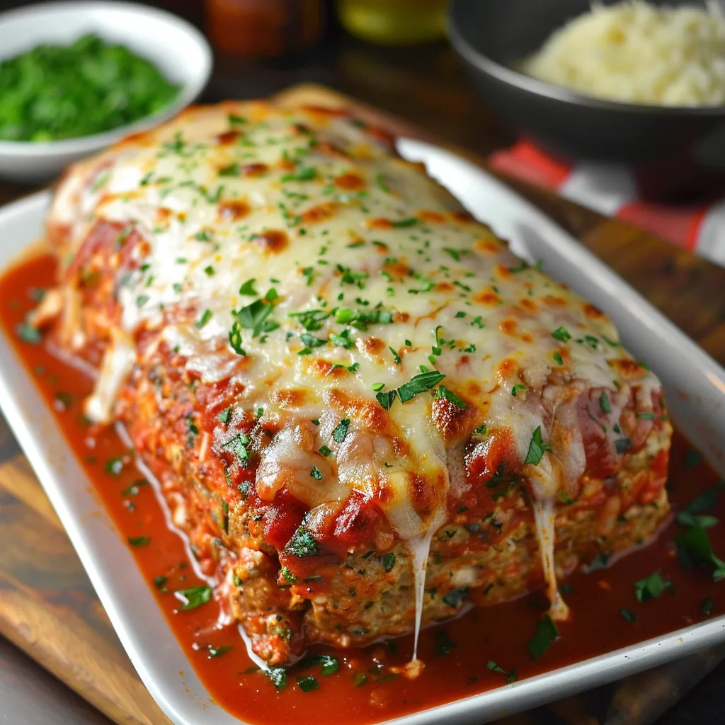 Tasty Chicken Parmesan Loaf