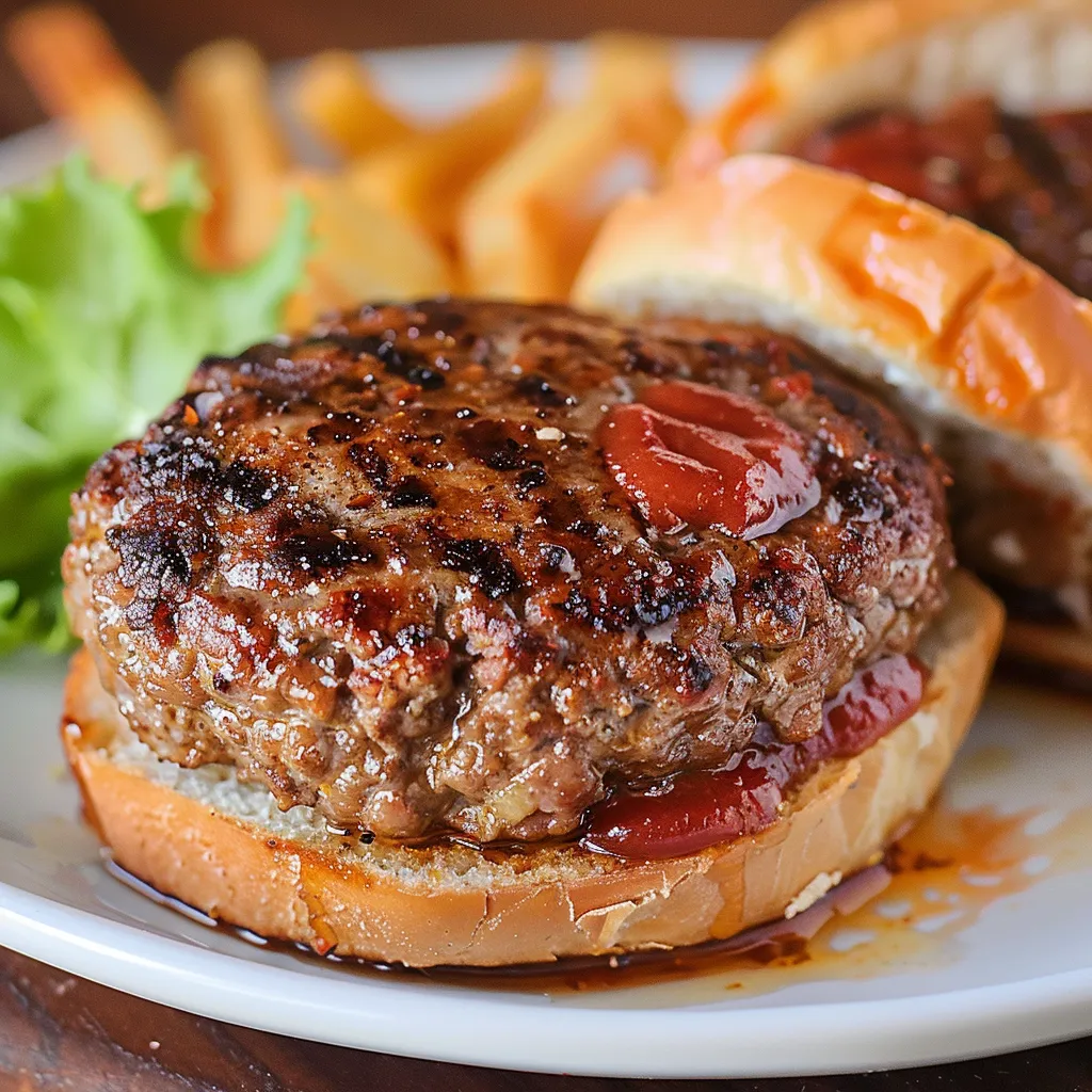Enjoy making easy meatloaf burger patties