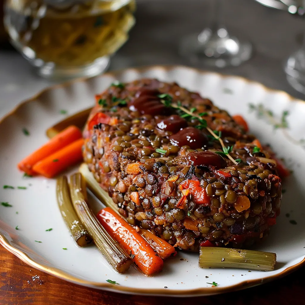 Vegetarian lentil loaf – tasty alternative