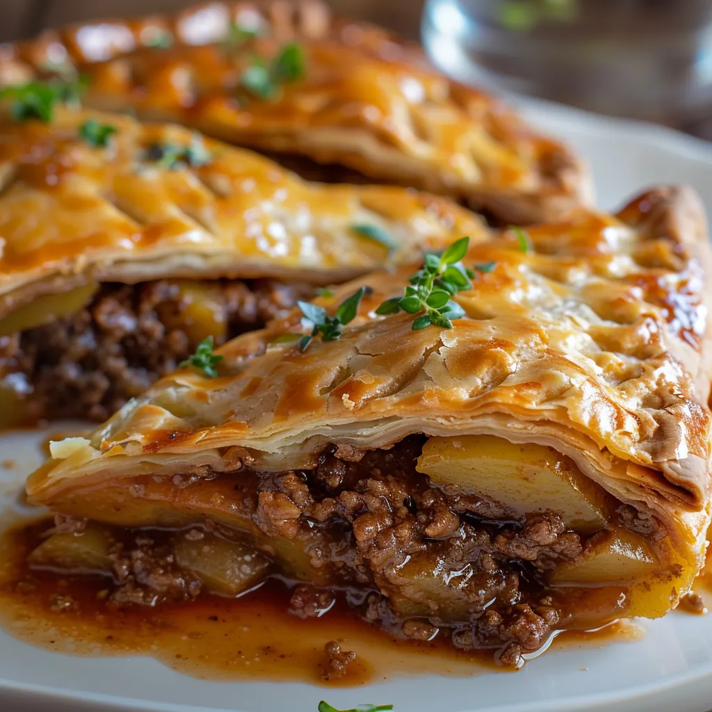Homemade meat pies