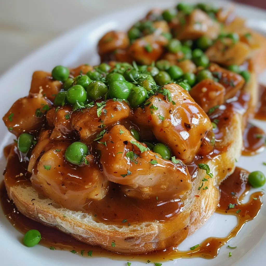 Homestyle hot chicken with juicy meat and rich gravy