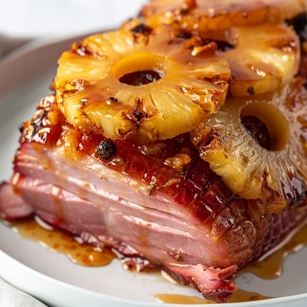 Ham and pineapple dish