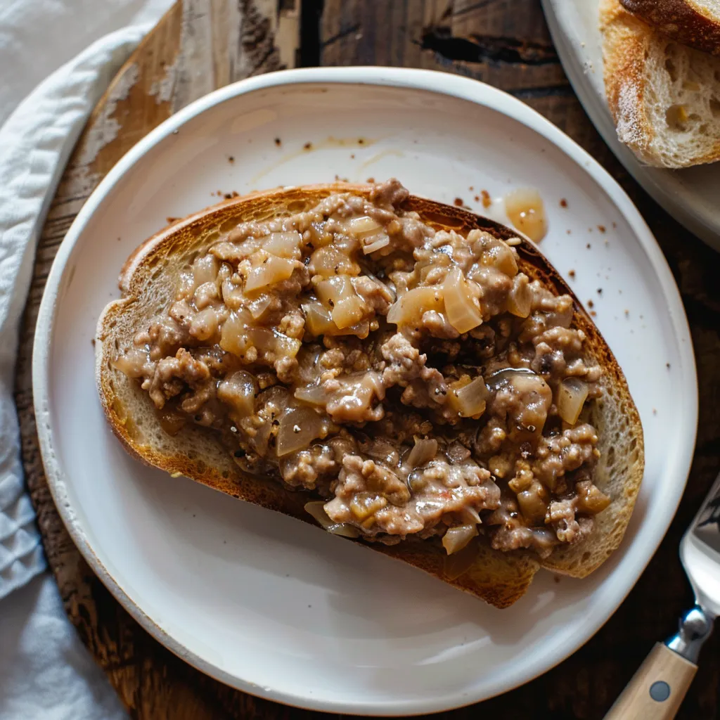 Tasty homemade pork spread