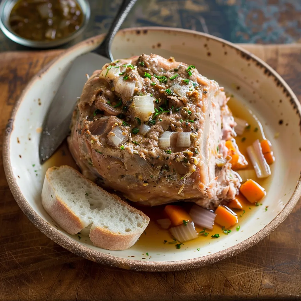 Homestyle head cheese made fresh