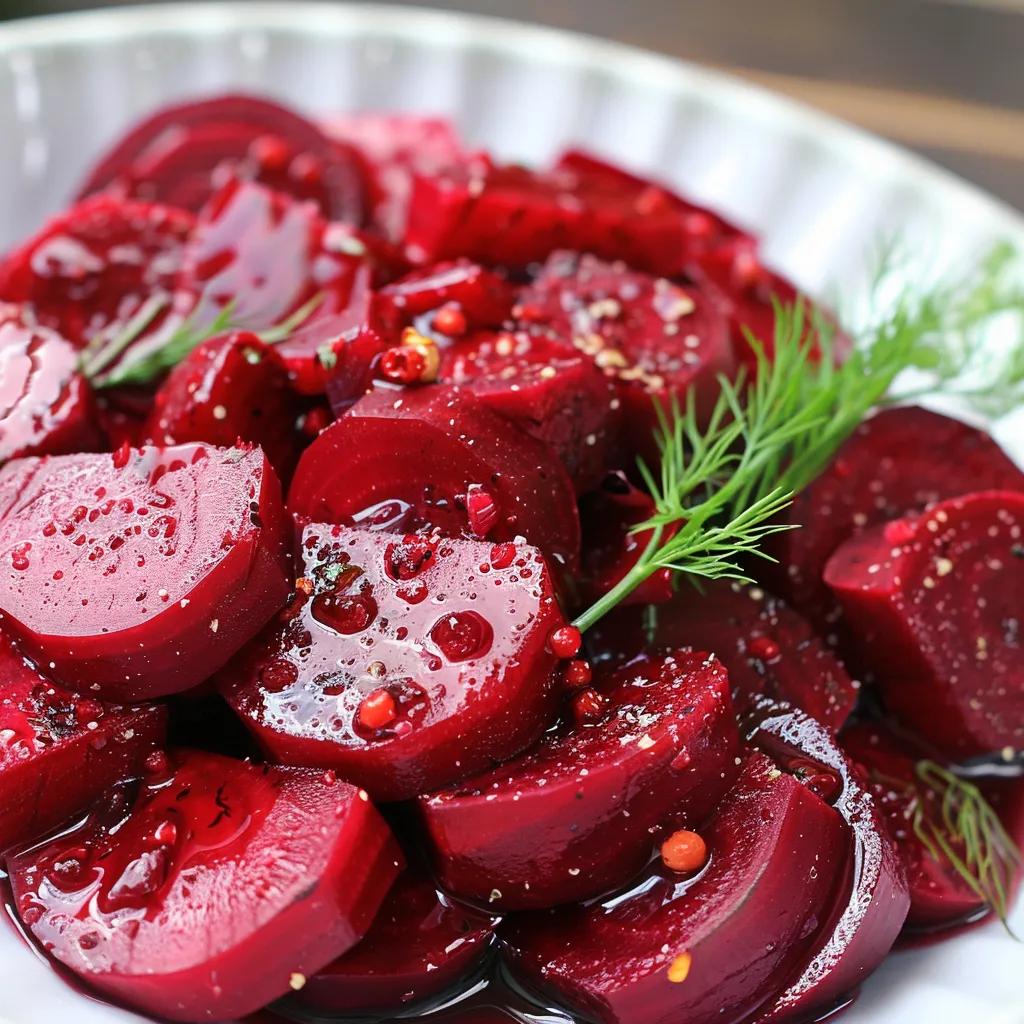 Marinated beet salad