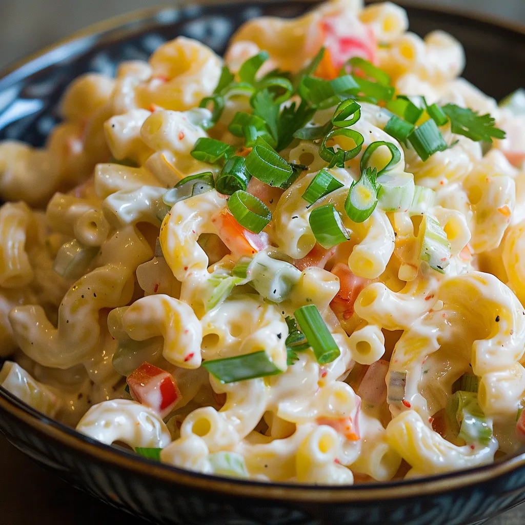 Traditional macaroni salad