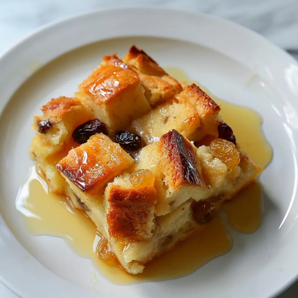 Rich and easy bread pudding treat