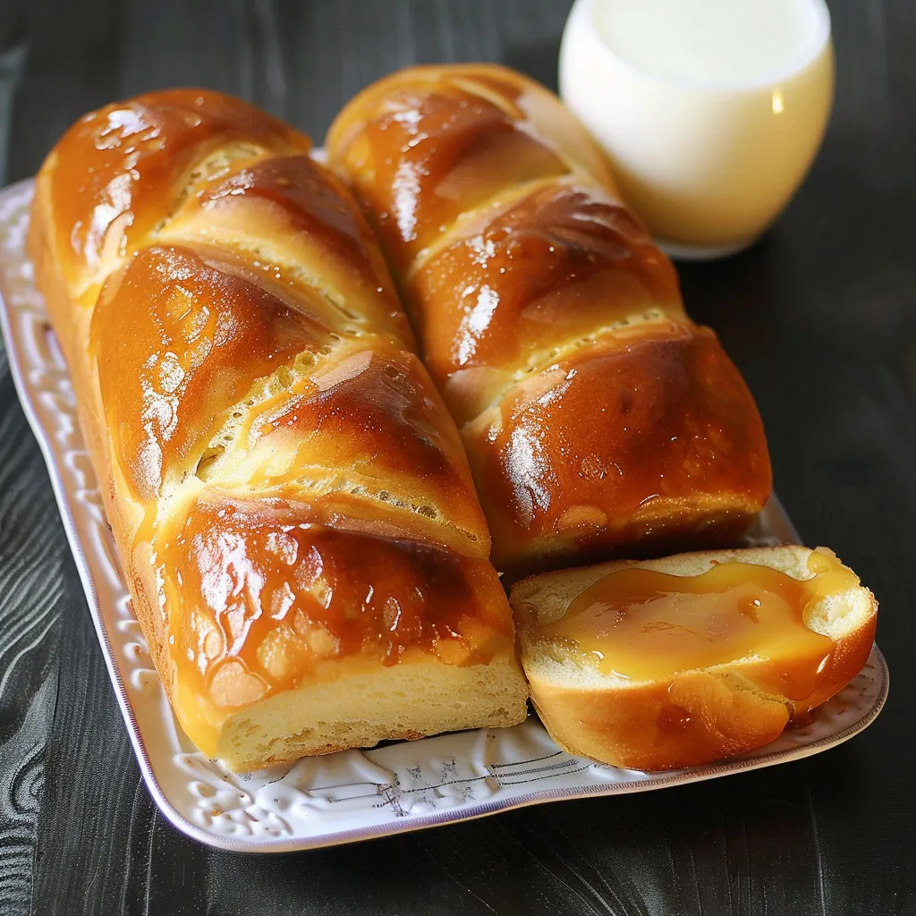 Bake fluffy caramel buns