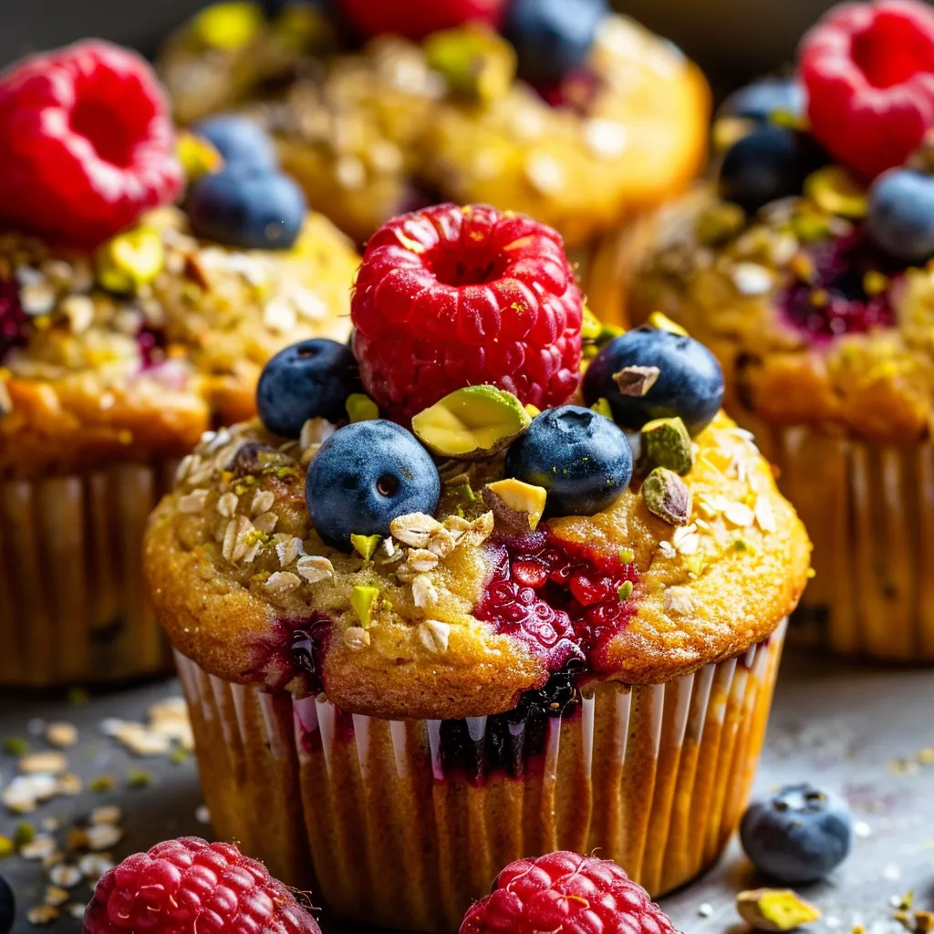 Irresistible berry muffins