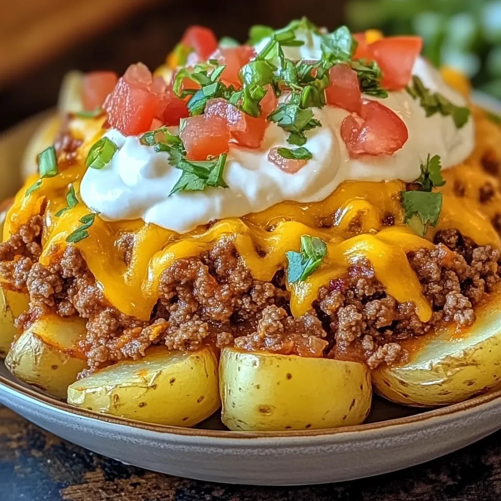 Loaded Taco Potatoes