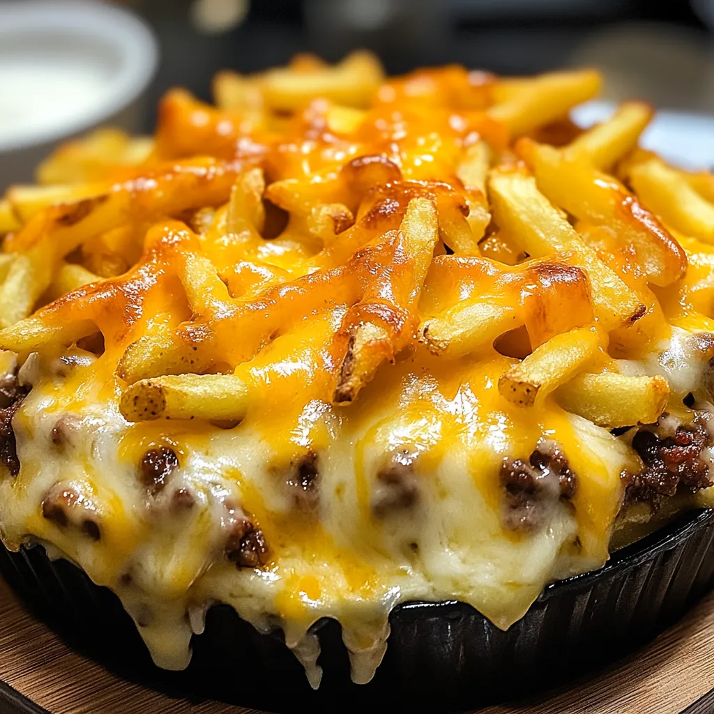 French Fry Cheeseburger Bake