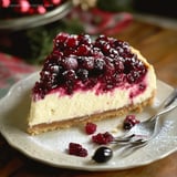 Festive Cranberry Cheesecake