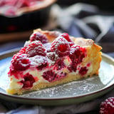 Soft Yogurt Cake with Raspberries