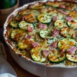 Zucchini, Ham, and Rice Casserole