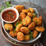 Crunchy chickpea bites