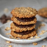 Homemade oat and chocolate cookies