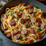 Creamy Cajun Pasta with Sausages