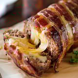 Cheesy meatloaf with bacon