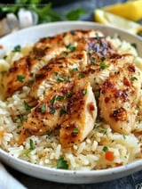 Garlic Parmesan Chicken With Rich Lemon Sauce