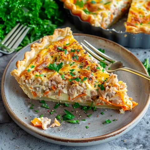 Carrot and Tuna Quiche